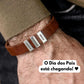 Pulseira Personalizada - Dia Dos Pais Couro + Aço Inox - Gravação a laser - Oferta especial 50% off + Frete Grátis somente hoje!