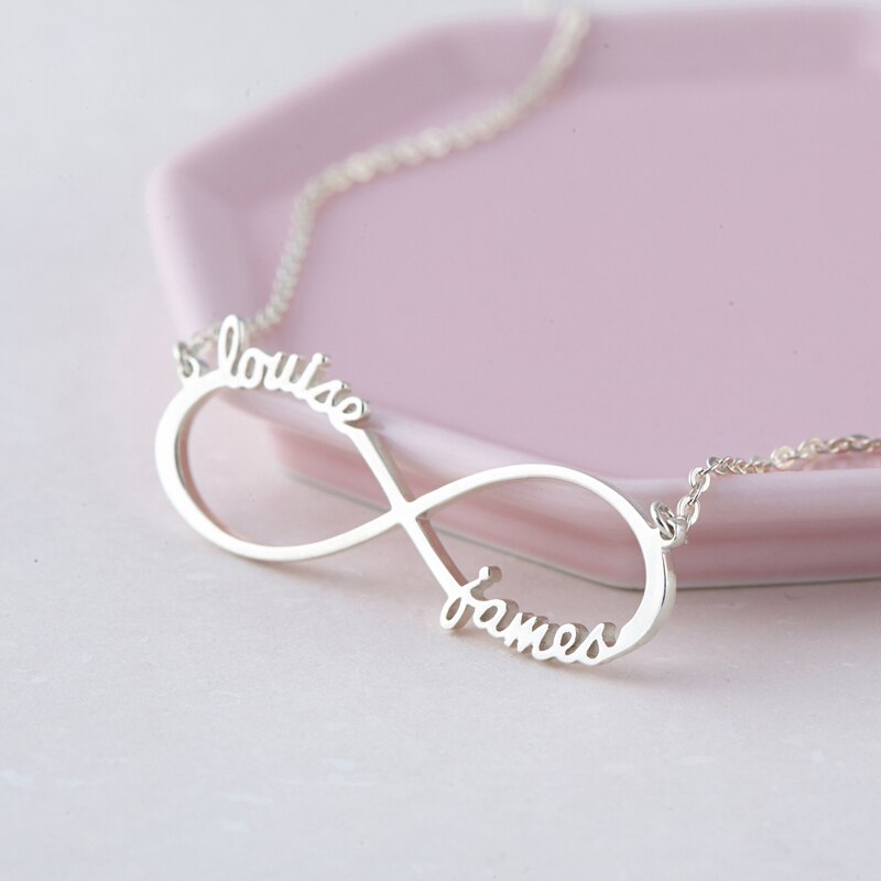 Colar Infinito - Personalizável - Até 8 Nomes.