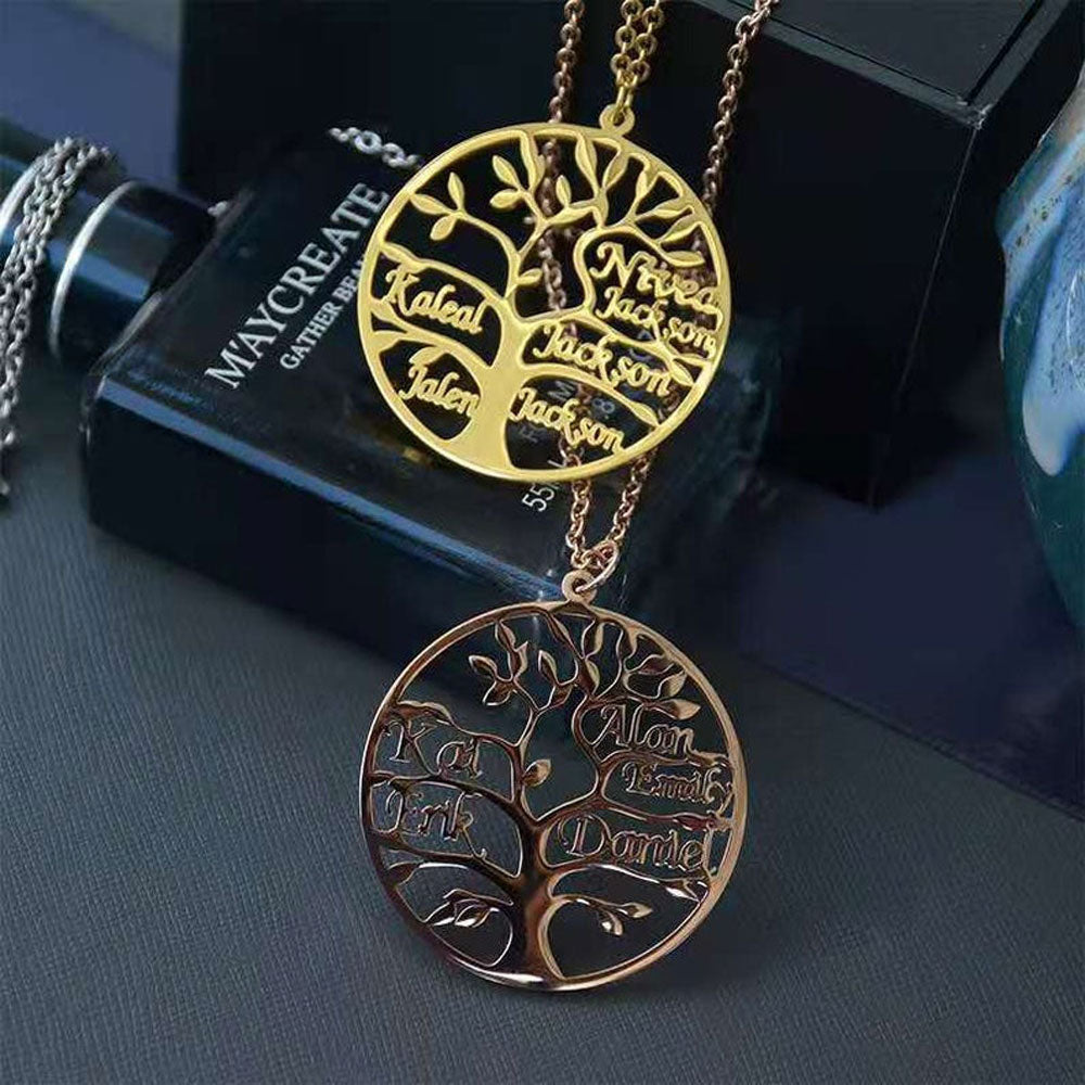 Colar Personalizável Árvore da vida - Gravação a Laser - Amor & Carinho