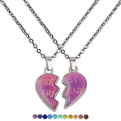 Colar BEST FRIENDS l Pedra do Humor - Mudança de Cor - Humor & Sentimentos. - Loja Bulks