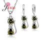 Super Combo Jexxi - Colar e Brincos de Gatinhos com Diversas Cores. - Loja Bulks