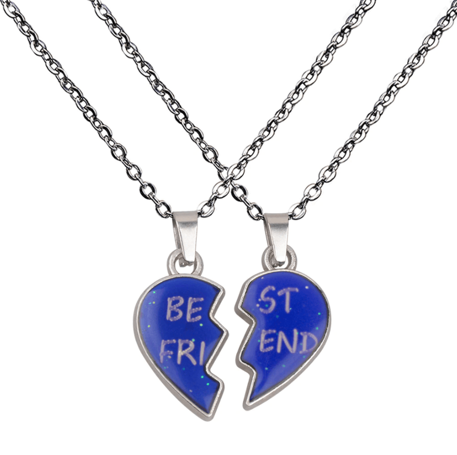 Colar BEST FRIENDS l Pedra do Humor - Mudança de Cor - Humor & Sentimentos. - Loja Bulks