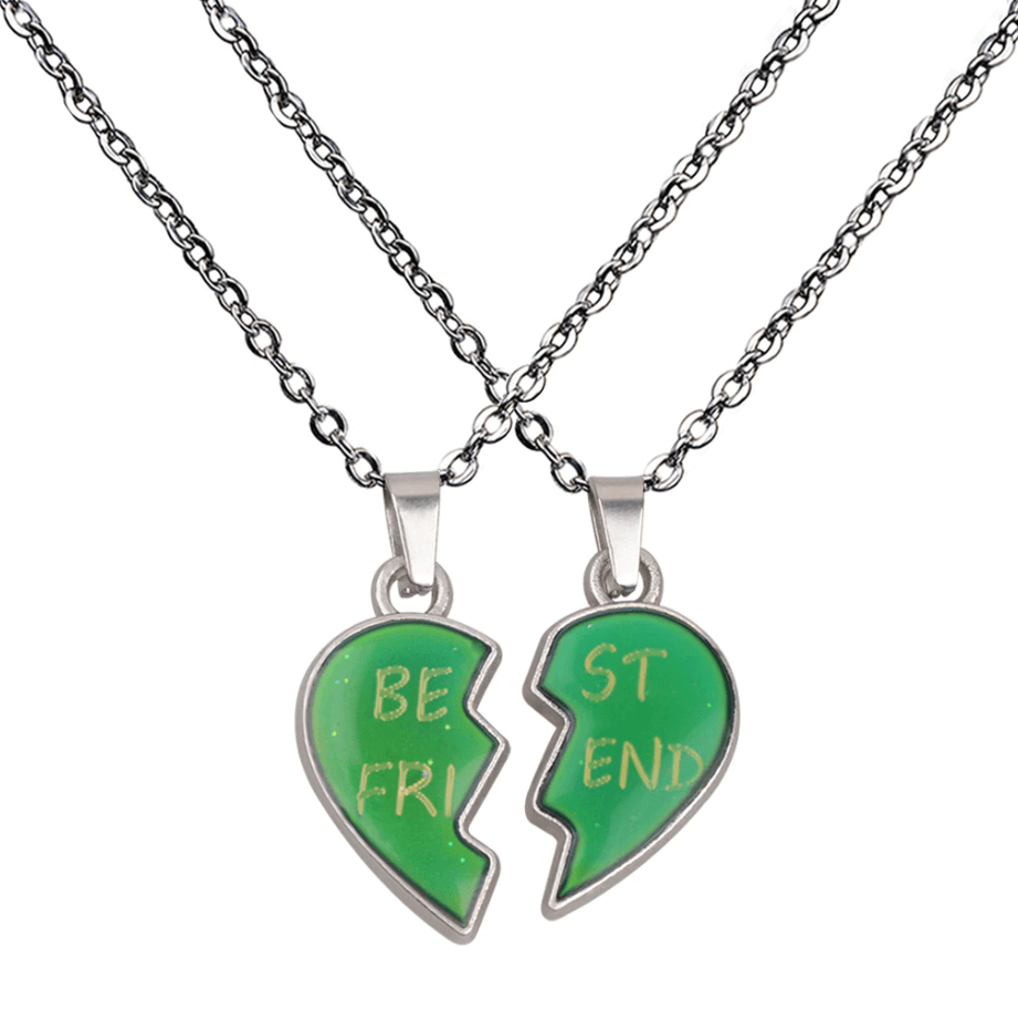 Colar BEST FRIENDS l Pedra do Humor - Mudança de Cor - Humor & Sentimentos. - Loja Bulks