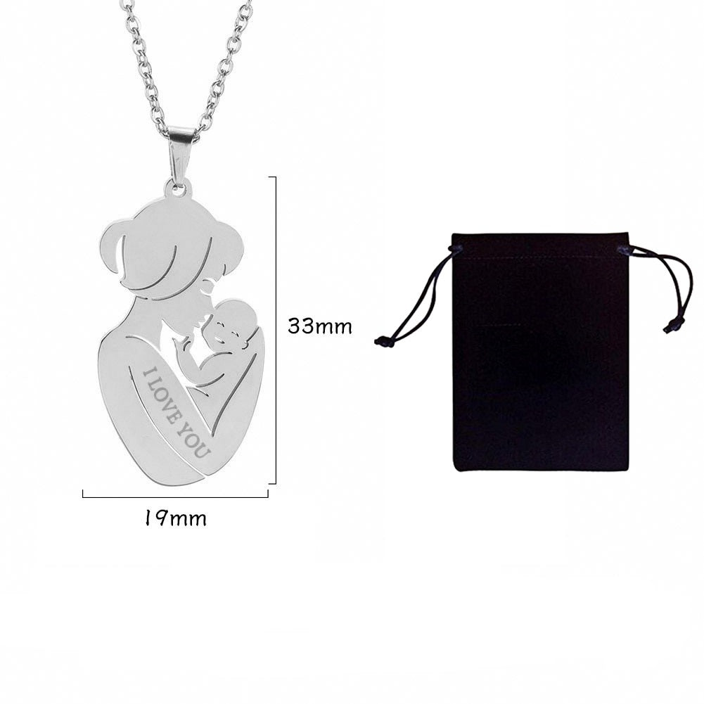 Colar Mamãe Coruja Personalizável - Gravação a Laser