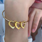 Pulseira De Corações | Minha Família - Personalizável - Promoção Especial Frete Grátis Somente Hoje!